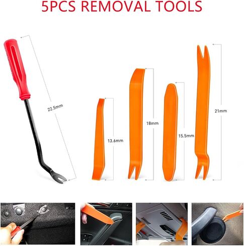 240PCS Car Retainer Clips &Auto Fasteners Remover Assortment, Car Body Fixed Clip Bumpers, Plastic Push Pin Rivets Set Applicable to Most Models (240Pcs Clips) in Saudi Arabia