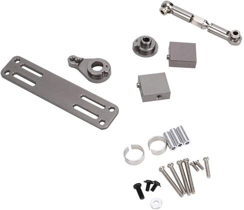 VGEBY 25T Servo Mount Seat Set, Steering Gear Mountting Seat Modification Parts Fit for C14 C24 B14 B24 B16 17G 9G Model Car (tanium WPL1696T) Model Car Accessories in Saudi Arabia