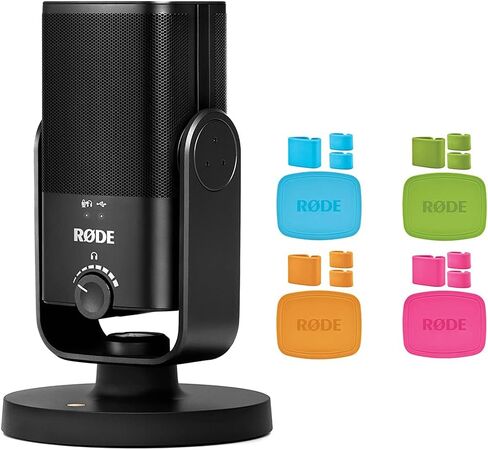 Rode NT-USB Mini USB Microphone Bundle COLORS Color-Coded Caps (Set of 4) in Saudi Arabia