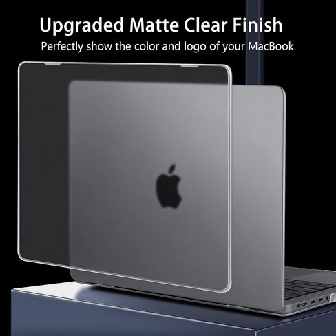 Tuiklol for MacBook Pro 14 inch Case 2023 2022 2021 Release M3 A2918 A2992 M2 A2779 M1 A2442,Durable Soft Plastic Hard Shell Cases with TPU Keyboard & Dust Plug & OTG Adapter for MacBook Cover,Clear in Saudi Arabia