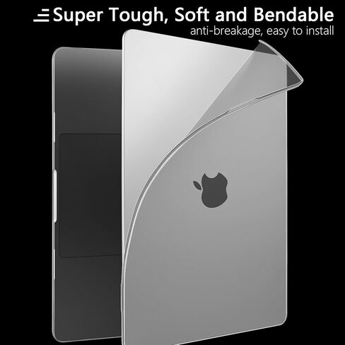 حافظة DONGKE فائقة النحافة لجهاز MacBook Air 13.6 بوصة M3 A3113 M2 A2681 مع شاشة Retina ومعرف اللمس [إصدار 2024 2023 2022] - غطاء واقٍ [قوي مقاوم للصدمات] [ذهبي غير لامع] in Saudi Arabia
