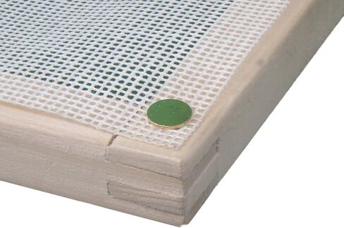 Stretcher Bars 9 Inch X 0.75 - Kiln-Dried Pine Easy Assembly Needlepoint Stretcher Bars | Bundled with Embroidery Scissors - Stretcher Bars for Needlework, Canvas Art [Pack of 2] in Saudi Arabia