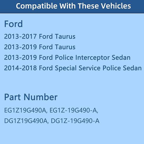 كاميرا احتياطية للرؤية الخلفية لسيارة Ford Taurus 2013-2019، 2013-2019 Ford Police Interceptor Sedan، كاميرا احتياطية للمساعدة في ركن السيارة، IP68 مقاومة للماء، EG1Z-19G490-A، DG1Z19G490A، 2013 2014 2015 2016 2017 2018 2019 in Kuwait