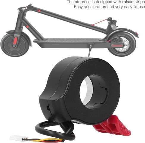 Health Gear Thumb Throttle, Ebike Throttle Booster Scooter, Electric Scooter Accelerator, Finger Thumb Speed Throttle Universal Motorcycle Accessories Suitable for Most in Saudi Arabia