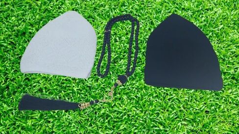 Namaz Cotton Topi, Knit Kufi Hat Skull Caps for Men Women Muslim Breathable Ramadan Beanie, Tasbih 100 Prayer Beads in Kuwait