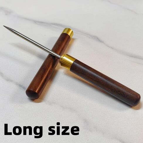 3 pieces ice picks for breaking ice in freezer Pick tool for breaking lce with safety cover Non-slip wooden handle for easy to grip (3 sizes: 9 inches 6 inches 5.6 inches) in Saudi Arabia