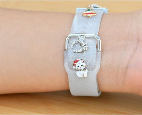 Watch Band Charms for women , beads Diamond Decorative Rings Loops Charms for Apple Watch Bands charms 49mm 45mm 44mm 42mm 41mm 40mm 38mm , Metal Jewelry SmartWatch Watch Band Accessories Charms for iwatch band Series se 9 8 7 6 5 4 3 2 1 Samsung Galaxy w in Saudi Arabia