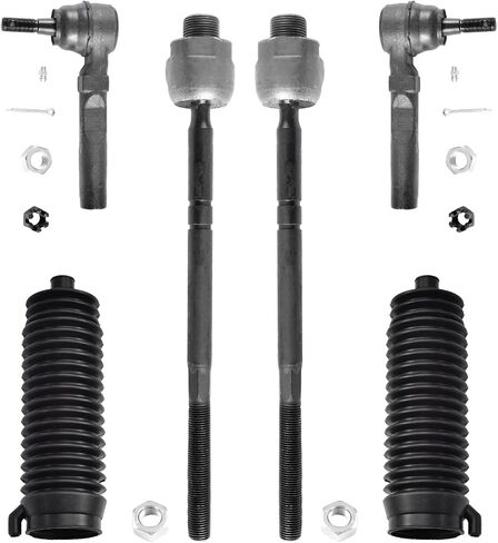 ASTARPRO - مجموعة تعليق أمامية مكونة من 12 قطعة بديلة لسيارة RWD Chevy Silverado GMC Sierra 1500 1999-2006، 4 أذرع تحكم مع مفاصل كروية 2 قضبان تأرجح 4 قضبان ربط 2 حذاء 2000 2001 2002 2003 2004 2005 in Saudi Arabia