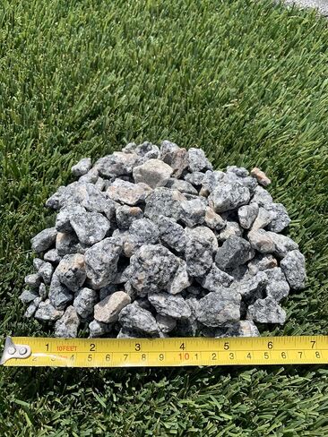 Coley's Rock Shop Natural Decorative Stones - Made in The USA, 2lb Bag. Grey/White Granite Rock, Great for Landscaping, Aquariums, Terrariums in Saudi Arabia