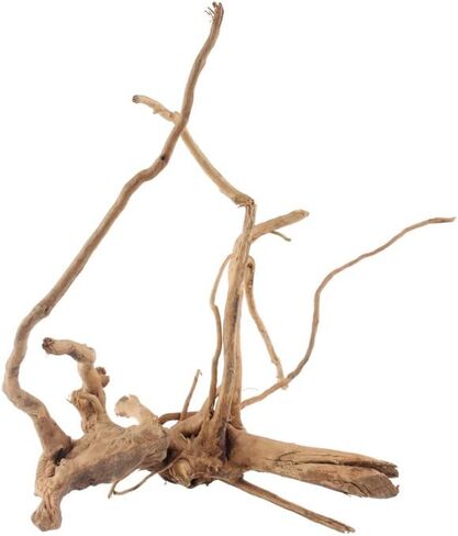 Natural Aquarium Driftwood Tropical Fish Plant Habitat Decor Vary Sizes, 2 Pcs Set (Medium) in Saudi Arabia