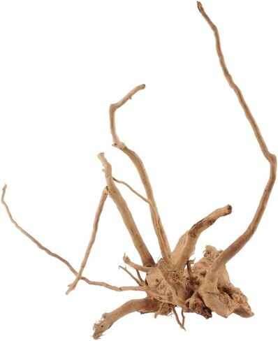 Natural Aquarium Driftwood Tropical Fish Plant Habitat Decor Vary Sizes, 2 Pcs Set (Medium) in Saudi Arabia