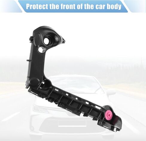 X AUTOHAUX Bumper Bracket Side Retainer Replacement for Toyota Corolla 2019-2023 No.52116-02460/52116-12470 in Saudi Arabia