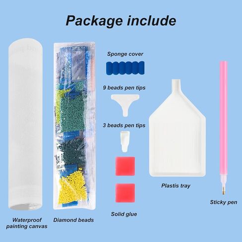 Acudotr Diamond Painting Kits for Adults, 5D DIY Diamond Art Kits for Beginners, Full Drill Diamond Painting Kits for Home Wall Decor, Train, 12x12 Inch in Saudi Arabia