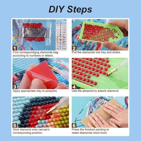 Acudotr Diamond Painting Kits for Adults, 5D DIY Diamond Art Kits for Beginners, Full Drill Diamond Painting Kits for Home Wall Decor, Train, 12x12 Inch in Saudi Arabia