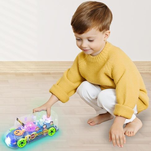 لعبة حافلة المدرسة المضيئة من ArtCreativity للأطفال الصغار - لعبة حافلة المدرسة Bump and Go مع تروس دوارة ملونة، وأضواء LED، وموسيقى - ألعاب حسية للتوحد للأولاد الذين تتراوح أعمارهم بين 4 5 6 7 8 in Saudi Arabia