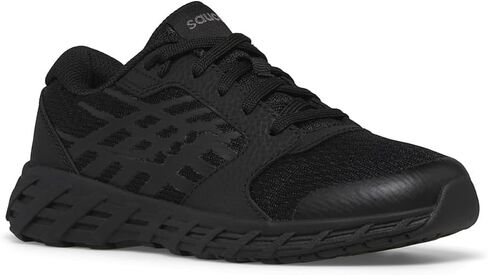 Saucony Wind 2.0 Sneaker, Black, 4 Wide US Unisex Big_Kid in Saudi Arabia