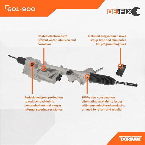 Dorman 601-900 رف التوجيه الإلكتروني الجديد المتوافق مع موديلات مختارة من Ford بدون حزمة سحب المقطورة القصوى (OE Fix) in Saudi Arabia