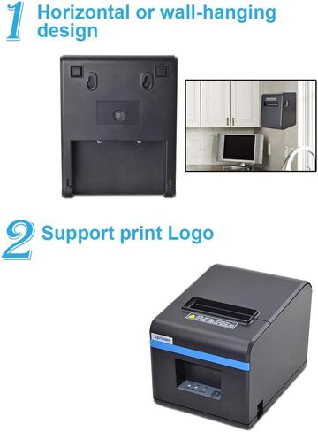 axGear POS Thermal Receipt Printer USB & Ethernet Network Port 80mm Auto Cut RJ11 in Saudi Arabia