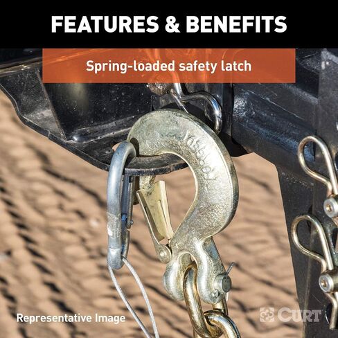 CURT 81980 1/2-Inch Forged Steel Clevis Slip Hook with Safety Latch, 48,000 lbs, 1-1/4-In Opening, 1/2" Pin in Saudi Arabia
