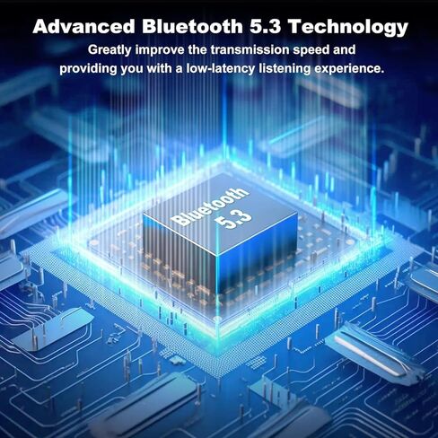 Bone Conduction Swimming Headphones,Waterproof IP68,Wireless Bluetooth 5.3 Earphones with Microphone, Built-in 32GB TF for More Than 10H Music Play, Open Ear Bluetooth Headphones in Kuwait