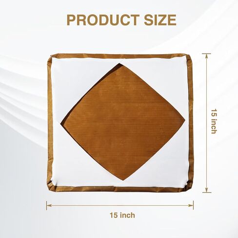 Prevent Scratches Non-Stick High Temperature Reusable 15x15Inch Heat Press Cover Brown and White Heat Press Machines Mat Teflon Sheets for Heat Press Platen.（1 PCS） in Saudi Arabia