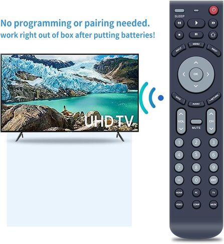 RMT-JR02 WS-1688 Replacement Remote Control Compatible for JVC WESTINGHOUSE TV EM28T EM32T EM32TS EM32FL JLC32BC3000 JLC42BC3002 JLC47BC3000 JLC47BC3002 in Saudi Arabia