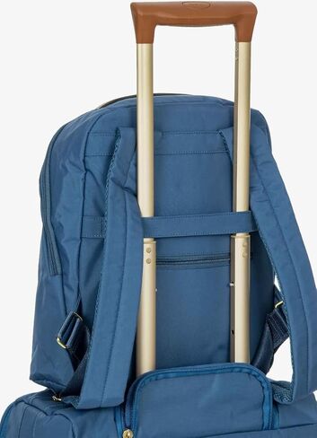 Bric's - حقيبة ظهر متوسطة الحجم للمدينة من النايلون المعاد تدويره، أزرق، 29x35x13 سم in Kuwait