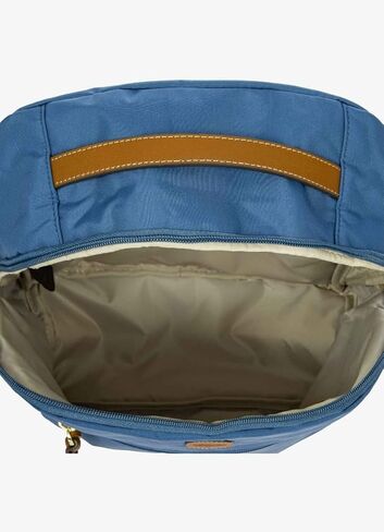 Bric's - حقيبة ظهر متوسطة الحجم للمدينة من النايلون المعاد تدويره، أزرق، 29x35x13 سم in Kuwait