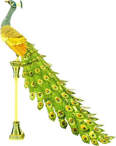 Metal Earth Fascinations Premium Series Peacock 3D Metal Model Kit Bundle with Tweezers in Saudi Arabia