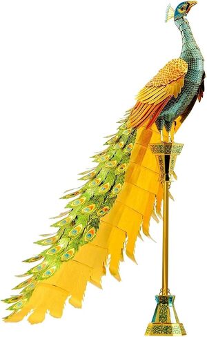 Metal Earth Fascinations Premium Series Peacock 3D Metal Model Kit Bundle with Tweezers in Saudi Arabia