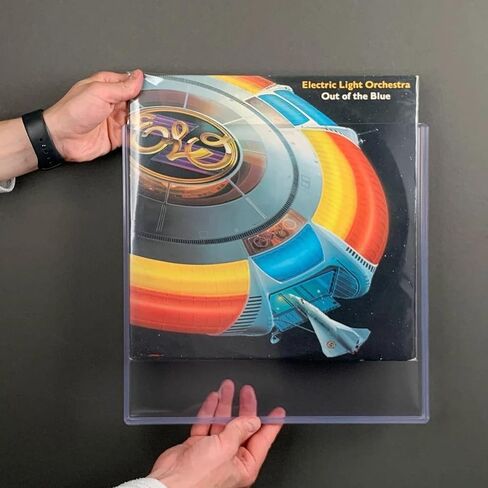 BCW Vinyl Record Album Topload Holder - 5 Pack | Snug Fit, Protective Storage Case for Vinyl Records | 9MM Slot Depth | Record Storage Accessories | Rigid Plastic Vinyl Record Holders in Saudi Arabia