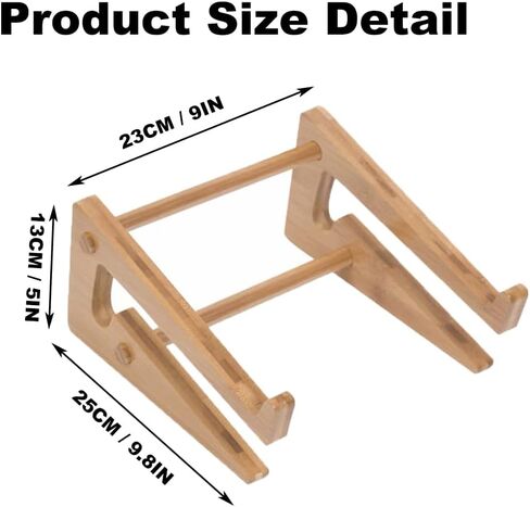 Tablet Laptop Stand Holder, Bamboo Wooden DIY Assemble Notebook Laptop PC Tablet Desktop Mount Stand Holder Universal Desktop Stand for Notebook Computer Fits for MacBook All iPad in Saudi Arabia
