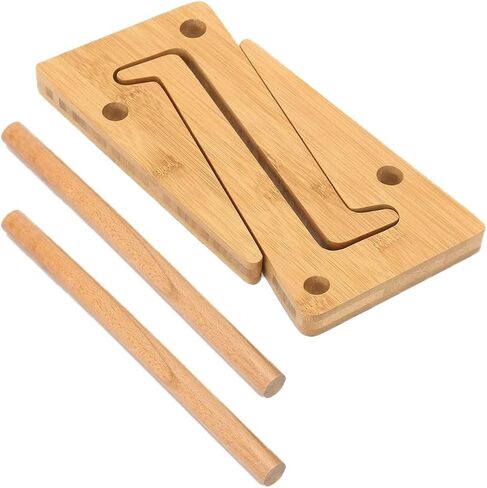 Tablet Laptop Stand Holder, Bamboo Wooden DIY Assemble Notebook Laptop PC Tablet Desktop Mount Stand Holder Universal Desktop Stand for Notebook Computer Fits for MacBook All iPad in Saudi Arabia
