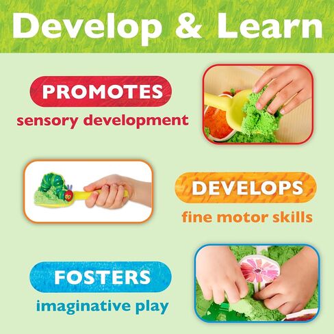 Creativity for Kids The Very Hungry Caterpillar Sensory Bin - Toddler Sensory Toys from The World of Eric Carle Books, Preschool Learning Activities and Fine Motor Toys for Toddlers Ages 3-4+ in Saudi Arabia