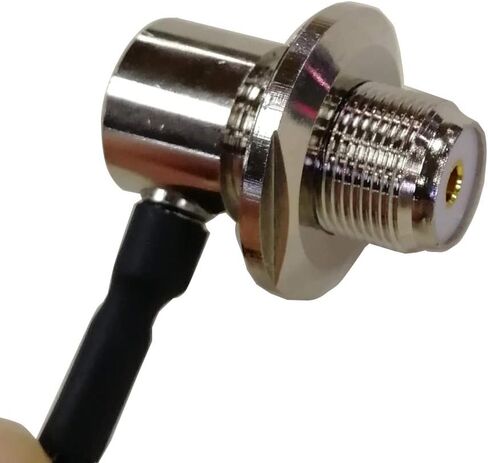 كابل تثبيت على الحاجز ذو الزاوية اليمنى، 10 أقدام/3 متر UHF PL-259 ذكر إلى UHF SO-239 سلك تمديد أنثى لراديو ثنائي الاتجاه، سيارة سيارات الدفع الرباعي شاحنة CB راديو هام راديو اتجاهين in Kuwait