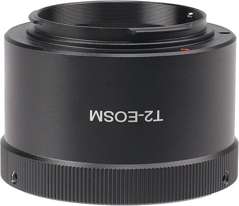 عدسة T2 T Mount إلى حلقة محول كاميرا EF-M لكاميرا Canon EOS M1 M2 M3 M5 M6 M10 M50 M100 M200، M50 Mark II، M6 Mark II هيكل كاميرا بدون مرآة in Kuwait