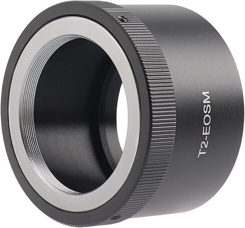 عدسة T2 T Mount إلى حلقة محول كاميرا EF-M لكاميرا Canon EOS M1 M2 M3 M5 M6 M10 M50 M100 M200، M50 Mark II، M6 Mark II هيكل كاميرا بدون مرآة in Kuwait