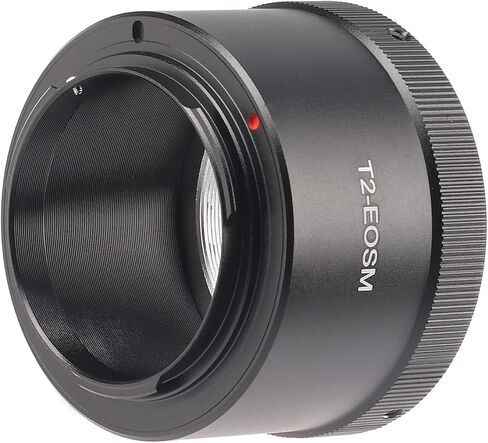 عدسة T2 T Mount إلى حلقة محول كاميرا EF-M لكاميرا Canon EOS M1 M2 M3 M5 M6 M10 M50 M100 M200، M50 Mark II، M6 Mark II هيكل كاميرا بدون مرآة in Kuwait
