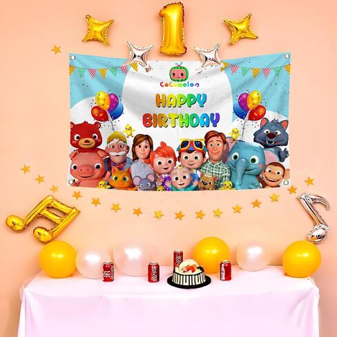 Happy Birthday Banner,Birthday Party Supplies Decoration Boys and Girls Happy Birthday Banner Background in Saudi Arabia