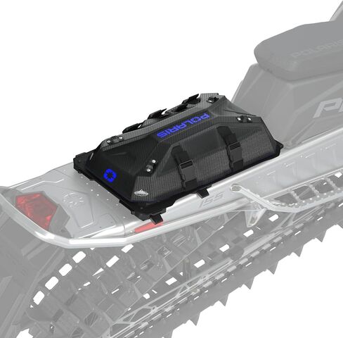 حقيبة Polaris Snowmobile Lock & Ride Flex Burandt، كبيرة، سوداء، تناسب موديلات RMK، INDY، Voyageur المحددة، يمكن تركيبها لسترة المجرفة، سهلة التركيب، مقاومة للماء، حقيبة تخزين للعتاد - 2889259 in Kuwait