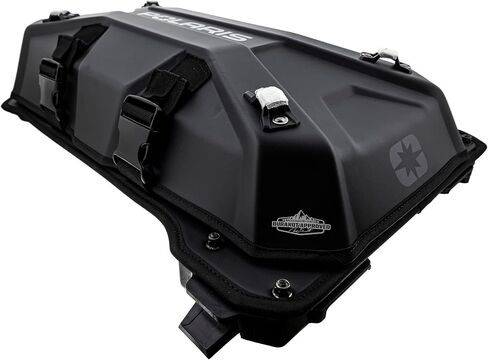 حقيبة Polaris Snowmobile Lock & Ride Flex Burandt، كبيرة، سوداء، تناسب موديلات RMK، INDY، Voyageur المحددة، يمكن تركيبها لسترة المجرفة، سهلة التركيب، مقاومة للماء، حقيبة تخزين للعتاد - 2889259 in Kuwait