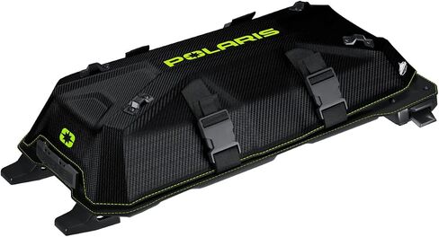 حقيبة Polaris Snowmobile Lock & Ride Flex Burandt، كبيرة، سوداء، تناسب موديلات RMK، INDY، Voyageur المحددة، يمكن تركيبها لسترة المجرفة، سهلة التركيب، مقاومة للماء، حقيبة تخزين للعتاد - 2889259 in Kuwait