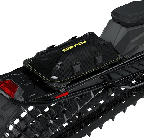 حقيبة Polaris Snowmobile Lock & Ride Flex Burandt، كبيرة، سوداء، تناسب موديلات RMK، INDY، Voyageur المحددة، يمكن تركيبها لسترة المجرفة، سهلة التركيب، مقاومة للماء، حقيبة تخزين للعتاد - 2889259 in Kuwait