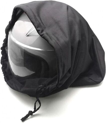 Black Wall Hanging Helmet Bag Drawstring Helmet Soft Plush Pocket Garage Protect Bag Powersports Helmet Bags for Automotive Motorcycle Scooter Helmet in Saudi Arabia