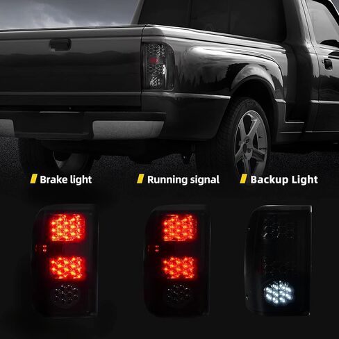 DWVO LED Tail Light Assembly Compatible with 93-97 Ford Ranger 1993 1994 1995 1996 1997 Replacement Taillights Tail Lamps in Saudi Arabia