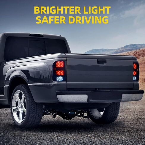 DWVO LED Tail Light Assembly Compatible with 93-97 Ford Ranger 1993 1994 1995 1996 1997 Replacement Taillights Tail Lamps in Saudi Arabia