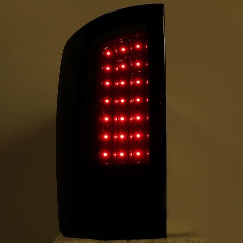Kojem LED Tail Light Compatible with 2002-2006 Dodge Ram 1500/2003-2006 Dodge Ram 2500 3500 LED Tube Bar Brake Turn Signal Lamp Taillight Driver & Passenger Side -Clear Lens & Black Housing in Saudi Arabia