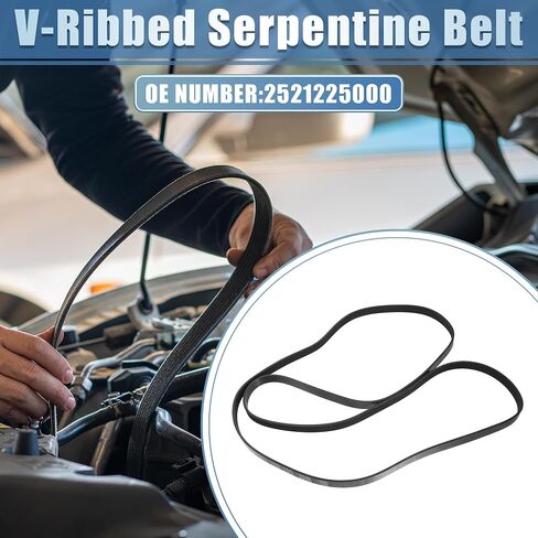 ACROPIX Car Engine Multi V-Ribbed Serpentine Drive Belt Fit for Ford for Mustang 2006-2010 4.6L No.2521225000 - Pack of 1 in Saudi Arabia