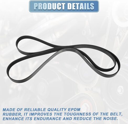 ACROPIX Car Engine Multi V-Ribbed Serpentine Drive Belt Fit for Ford for Mustang 2006-2010 4.6L No.2521225000 - Pack of 1 in Saudi Arabia