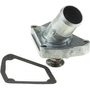 MotoRad 343-180 Integrated Housing Thermostat - 180 Degrees | Fits select Infiniti EX35, EX37, FX35, FX37, G25, G37, I30, M35h, M37, Q40, Q50, Q60, Q70, Q70L, QX50, QX70, Nissan 370Z, Maxima